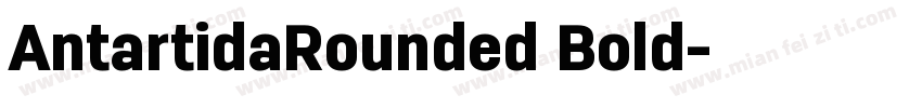 AntartidaRounded Bold字体转换